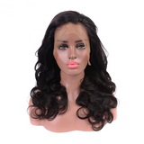 180% Density Lace Front Wig Body Wave 12-34 inch Remy Human Hair Wig plucked with Baby Hair Natural Color Lightweight Megalook