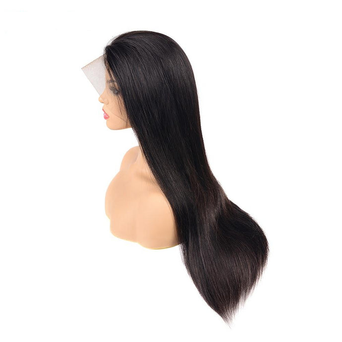 13 x 6 Lace Front Human Hair Wigs 200% Density Straight Remy Human Hair Lace Frontal Wig Preplucked with Baby Hair