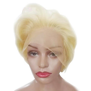 Short  Pixie Cut Wigs Human Remy Hair Wigs  150 Density 613 color  For Woman Natural Short Wigs